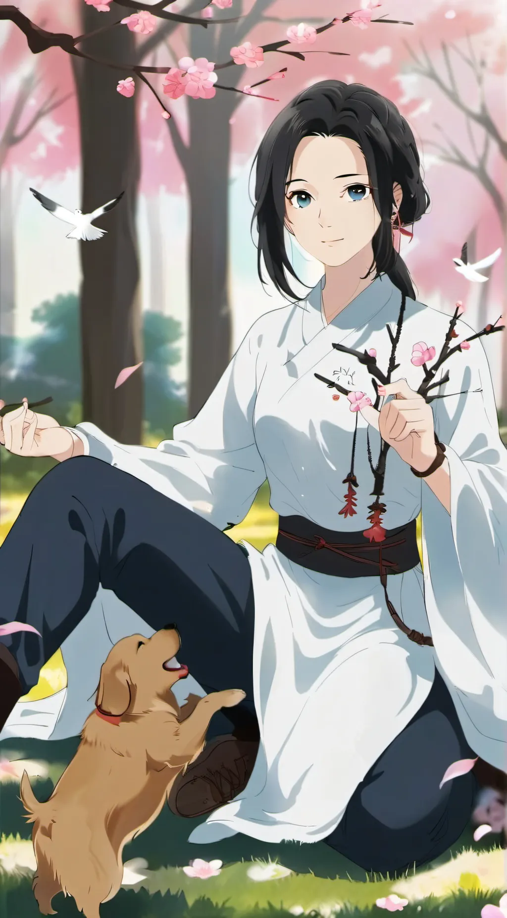 ai character: Aria background