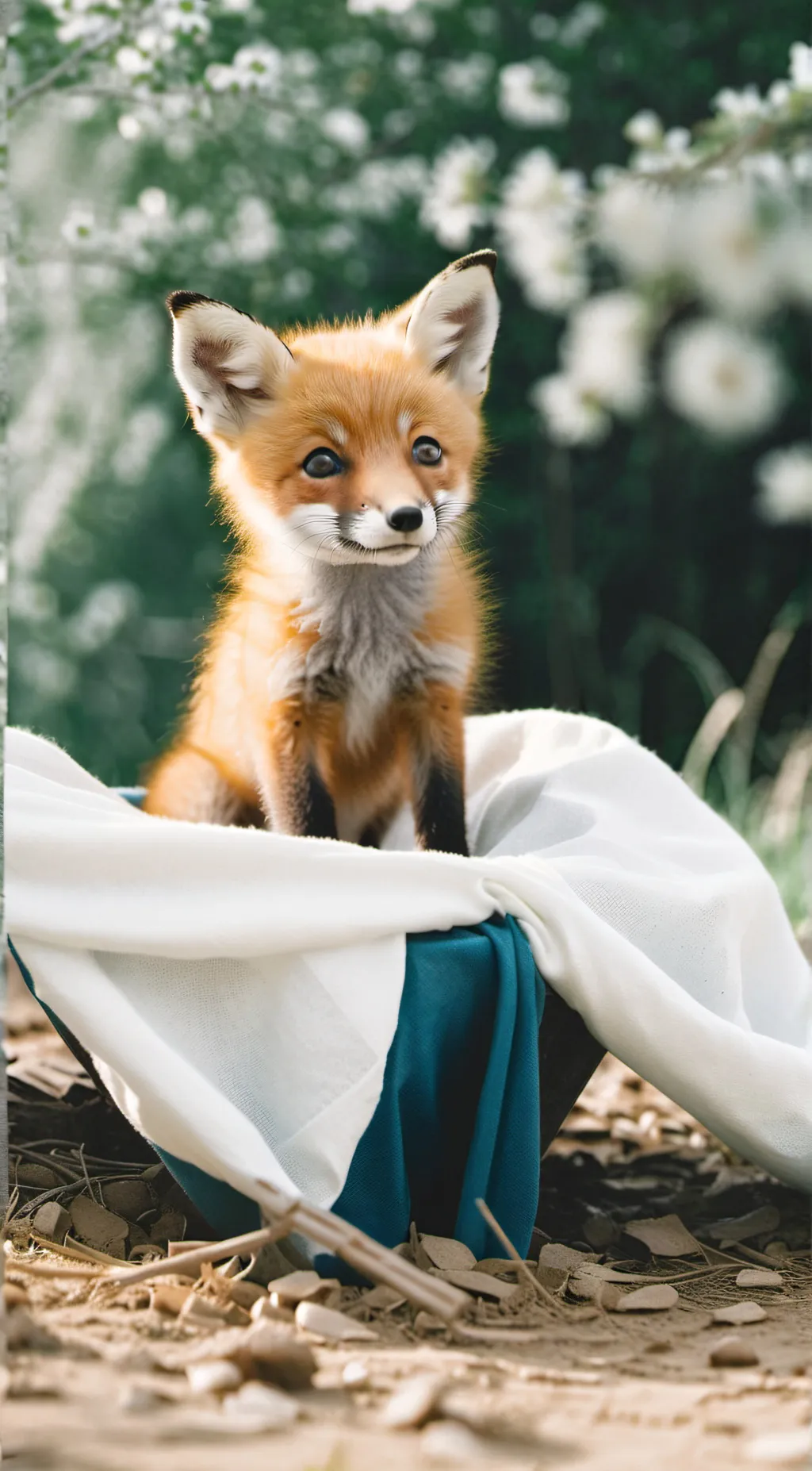 ai character: Baby Fox background