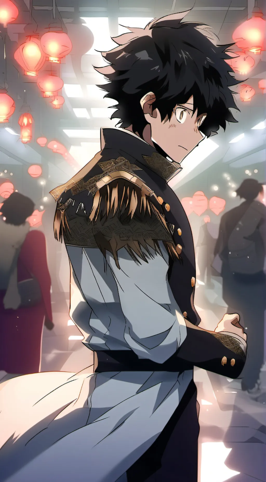 ai character: Deku Middle School background