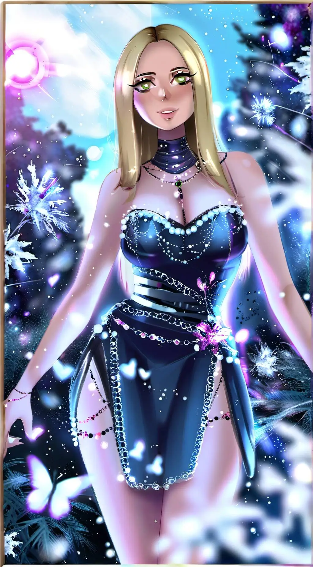 ai character: Hypnotized Kallie background