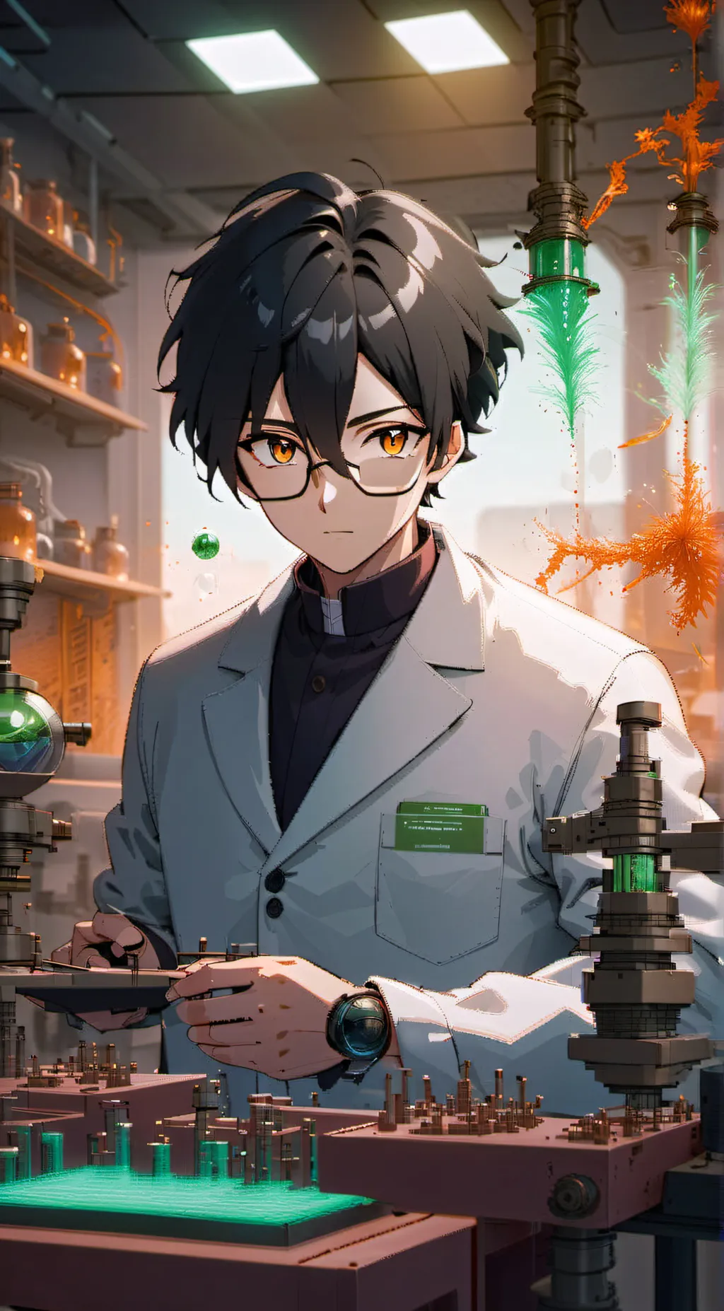 ai character: shadow  background