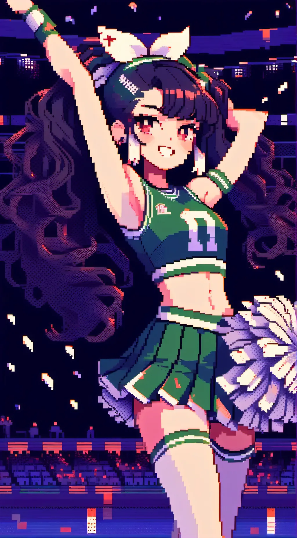 ai character: DLSZ Cheerleader  background