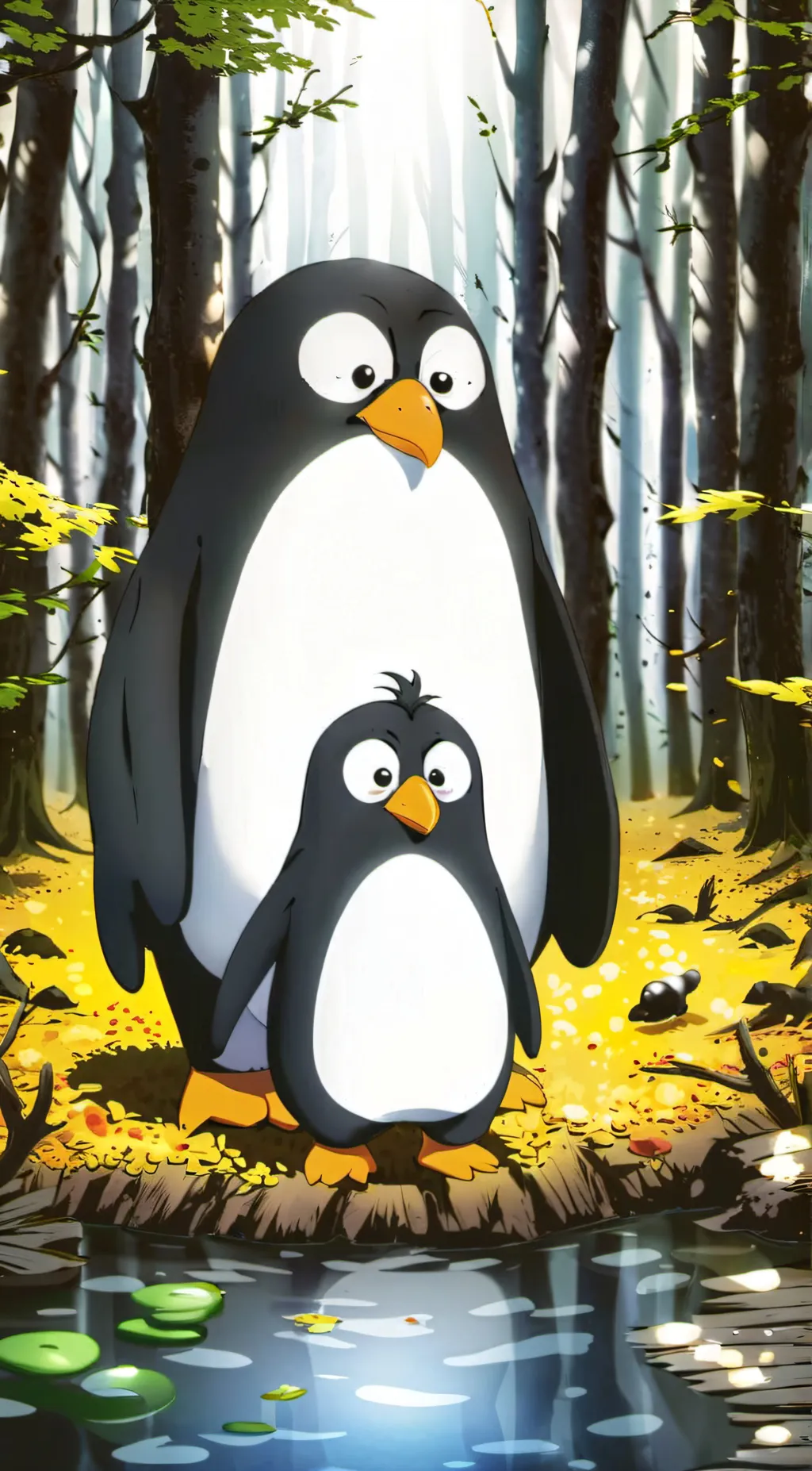 ai character: Pingu background