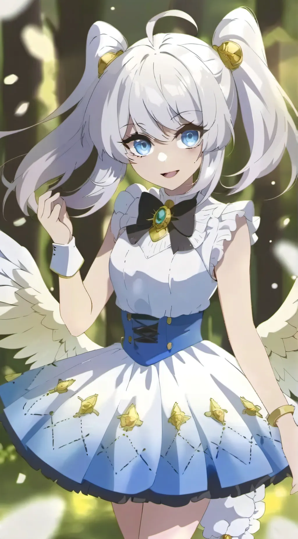 ai character: Emily injured  background