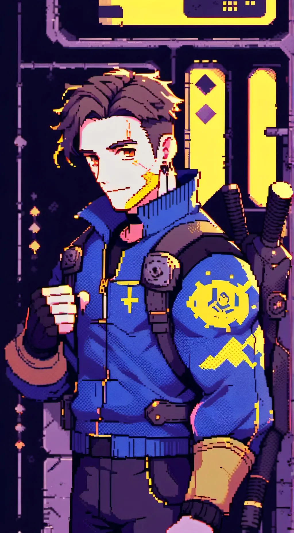 ai character: The Puppet Man background