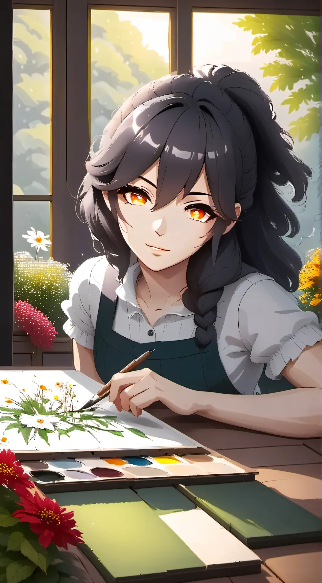 ai character: Sam background