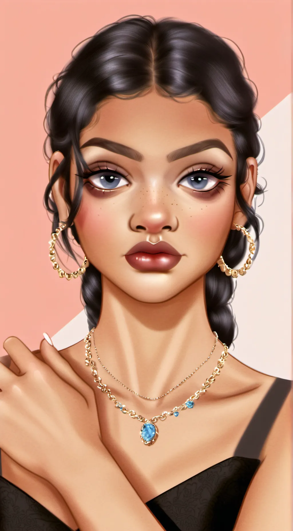 ai character: Alexa severe cali background