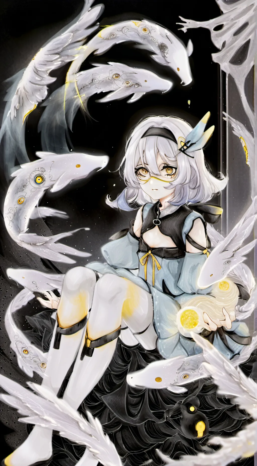 ai character: V*murder drones* background