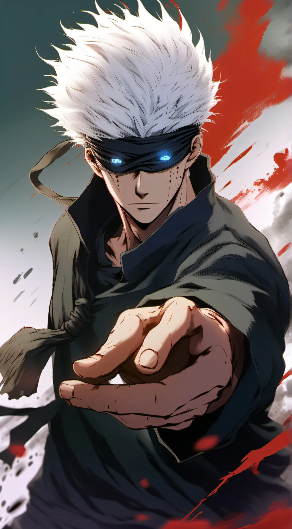 ai character: Gojo Saturo background