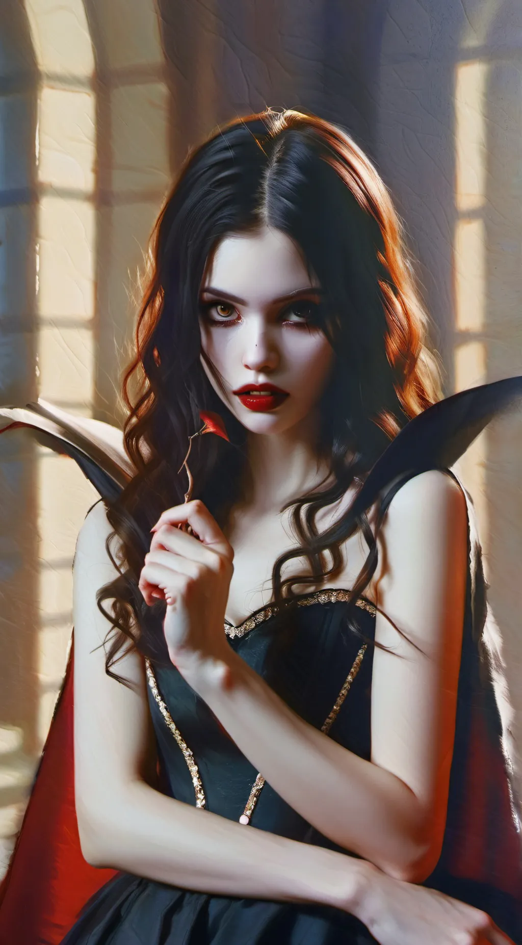 ai character: angela background