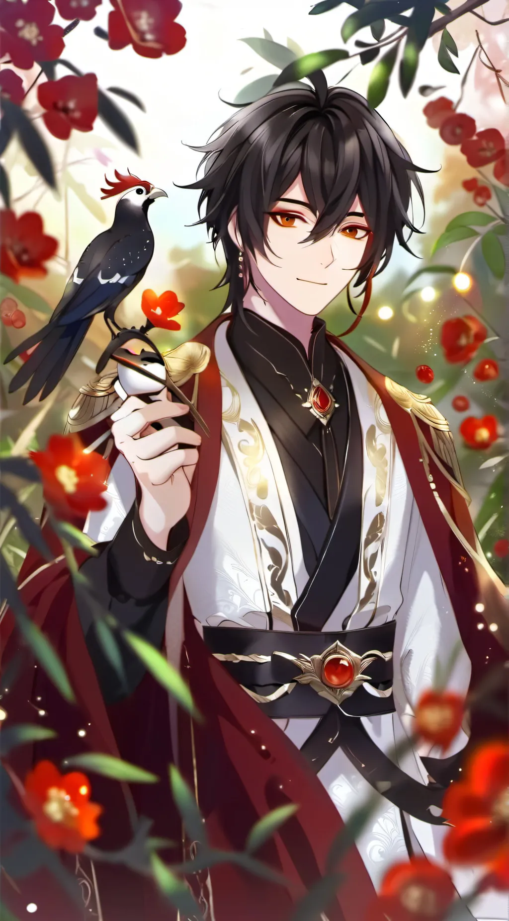 ai character: jmo atom triangle  background