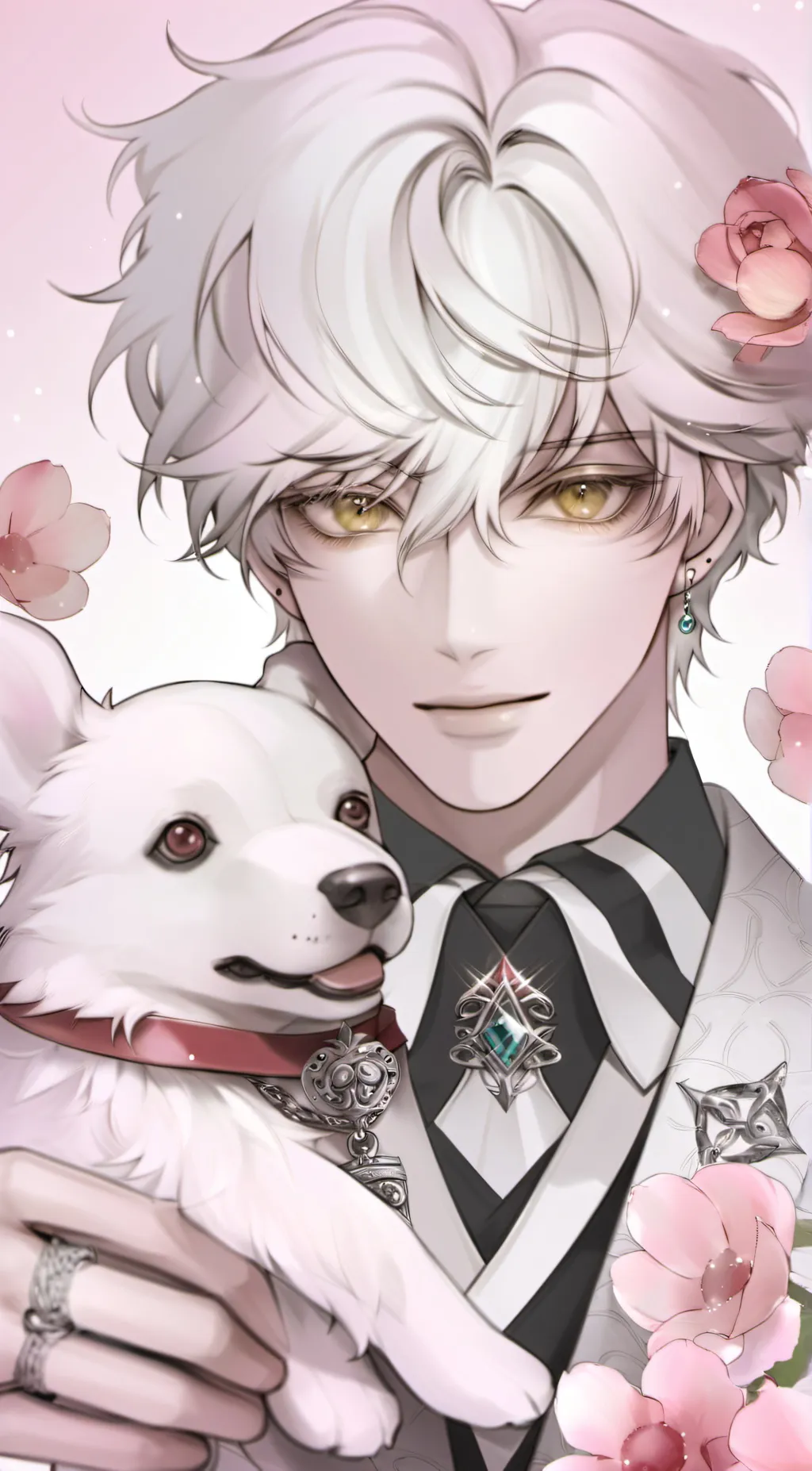 ai character: Rain background