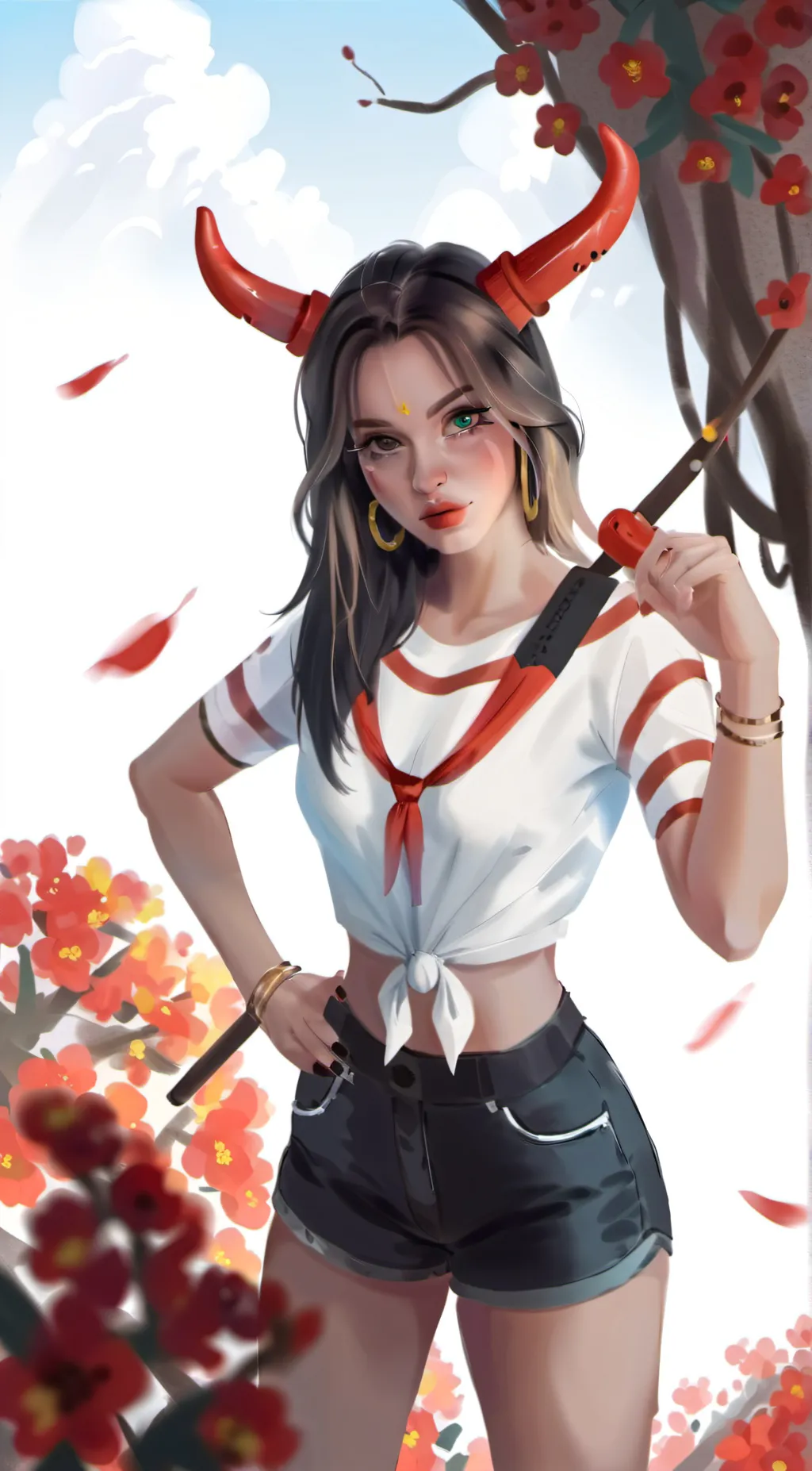 ai character: Katherine  background