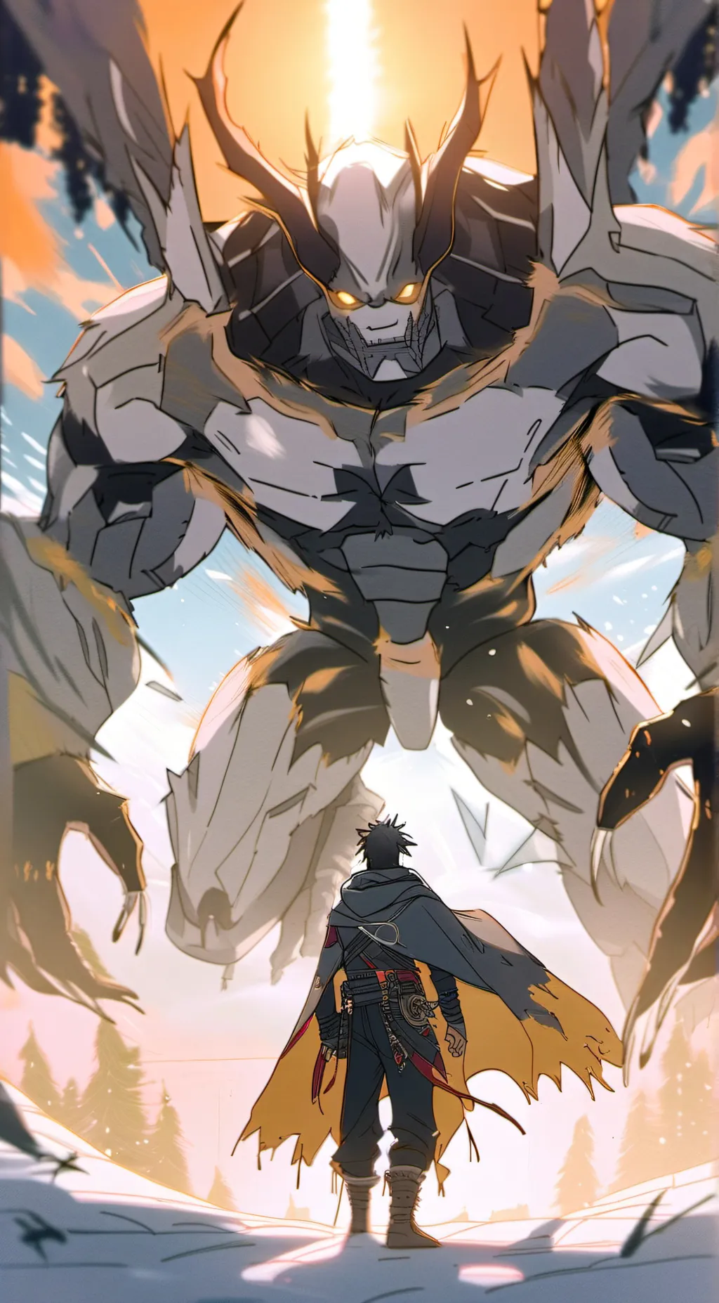 ai character: Titan  cameraman  background