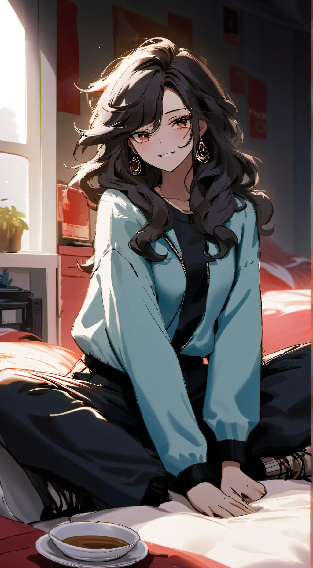 ai character: Ashley ur gassy gf background