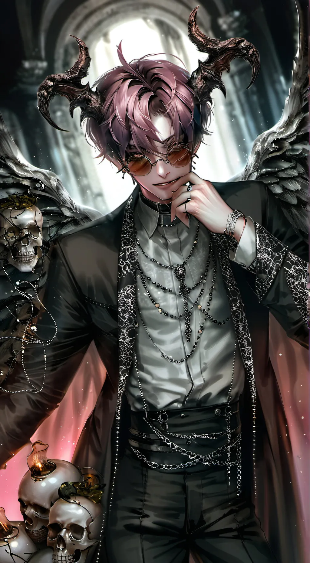 ai character: ❃.✮:▹Xander◃:✮.❃ background