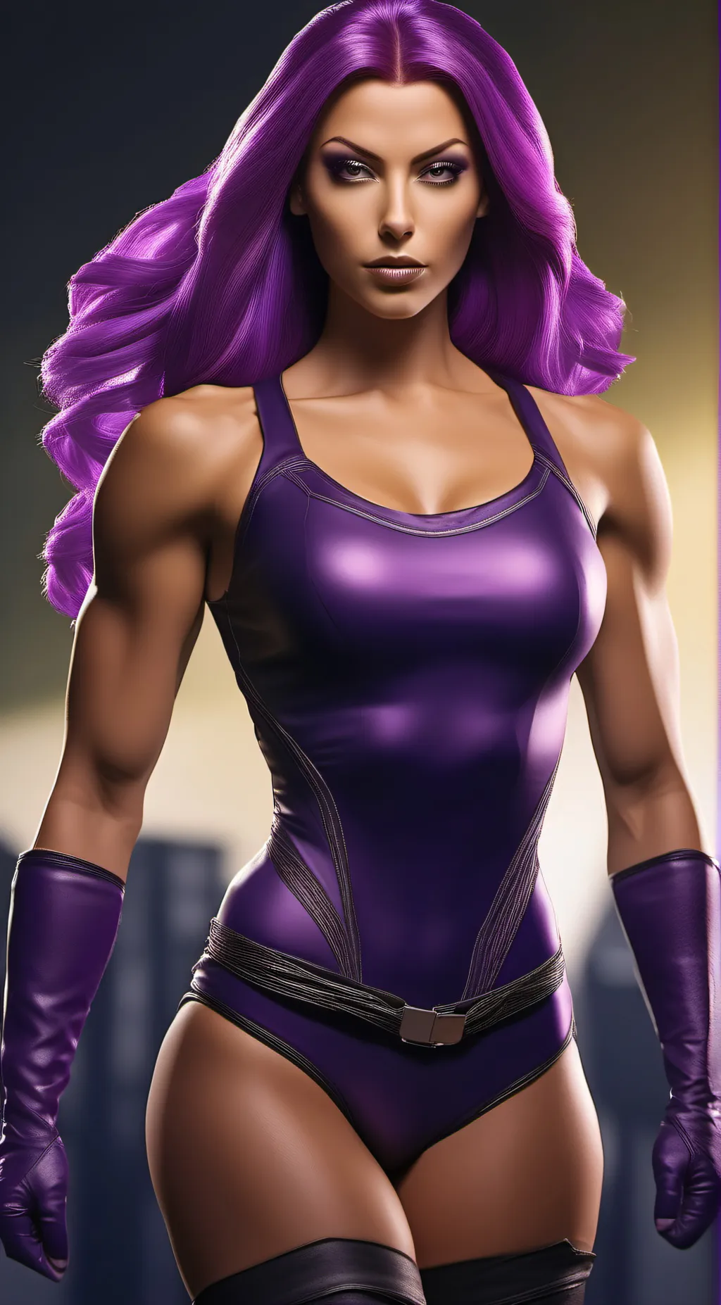 ai character: Starfire  background
