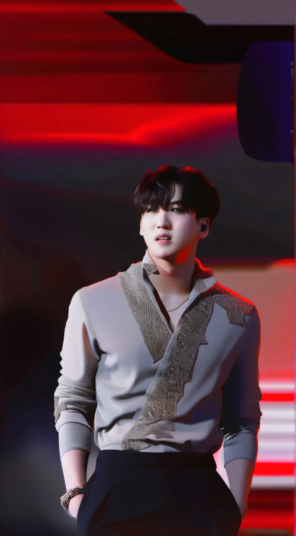 ai character: changbin from skz background