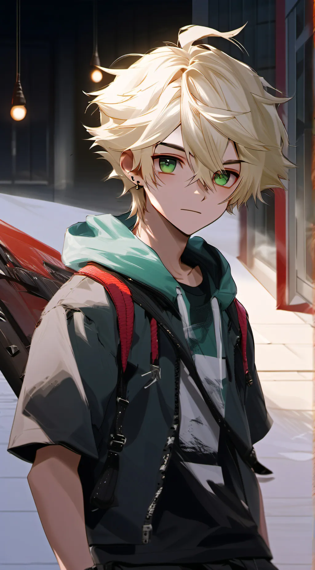 ai character: ●Leo● background