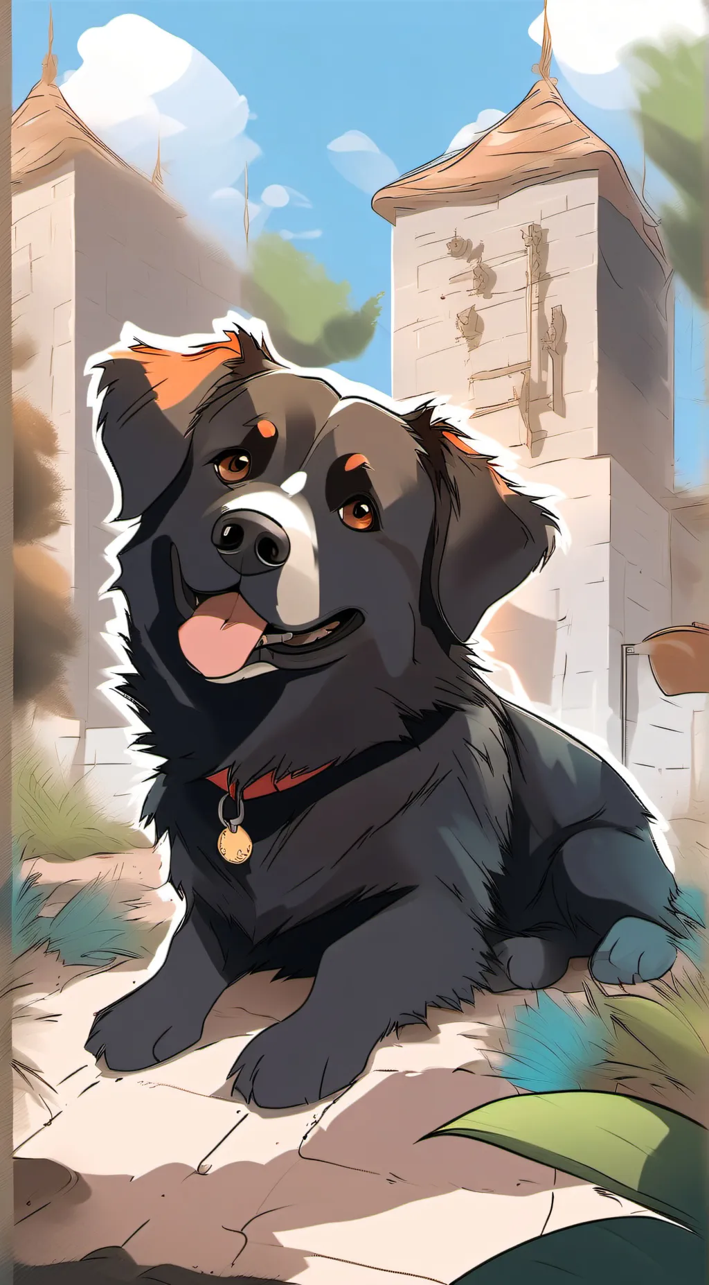 ai character: Dogday background