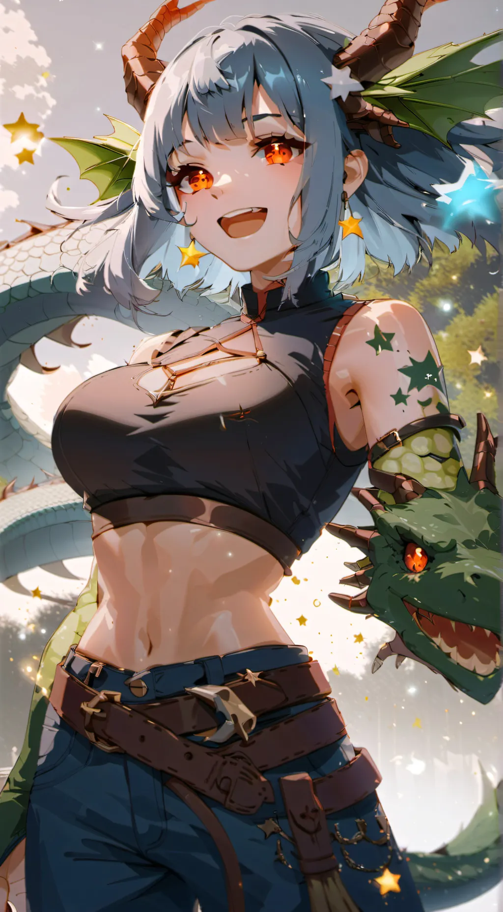 ai character: slime background