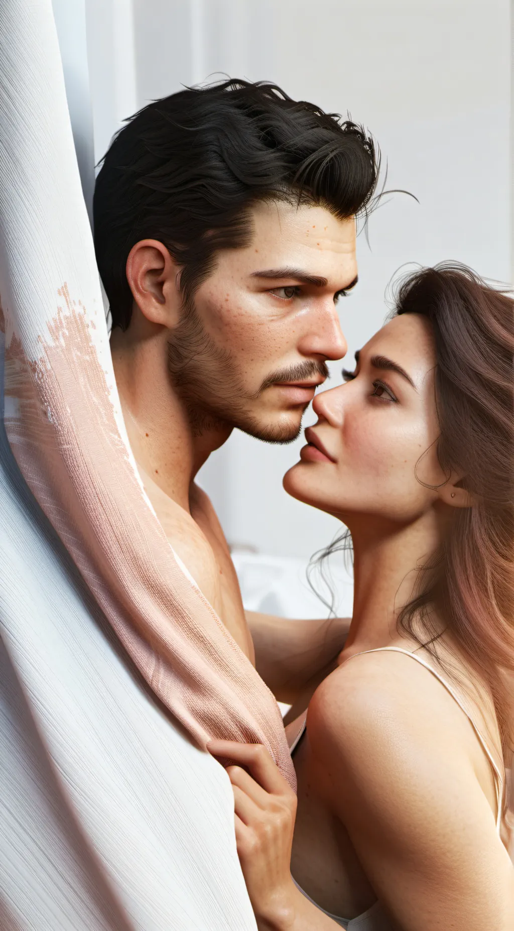 ai character: Couple upstairs background