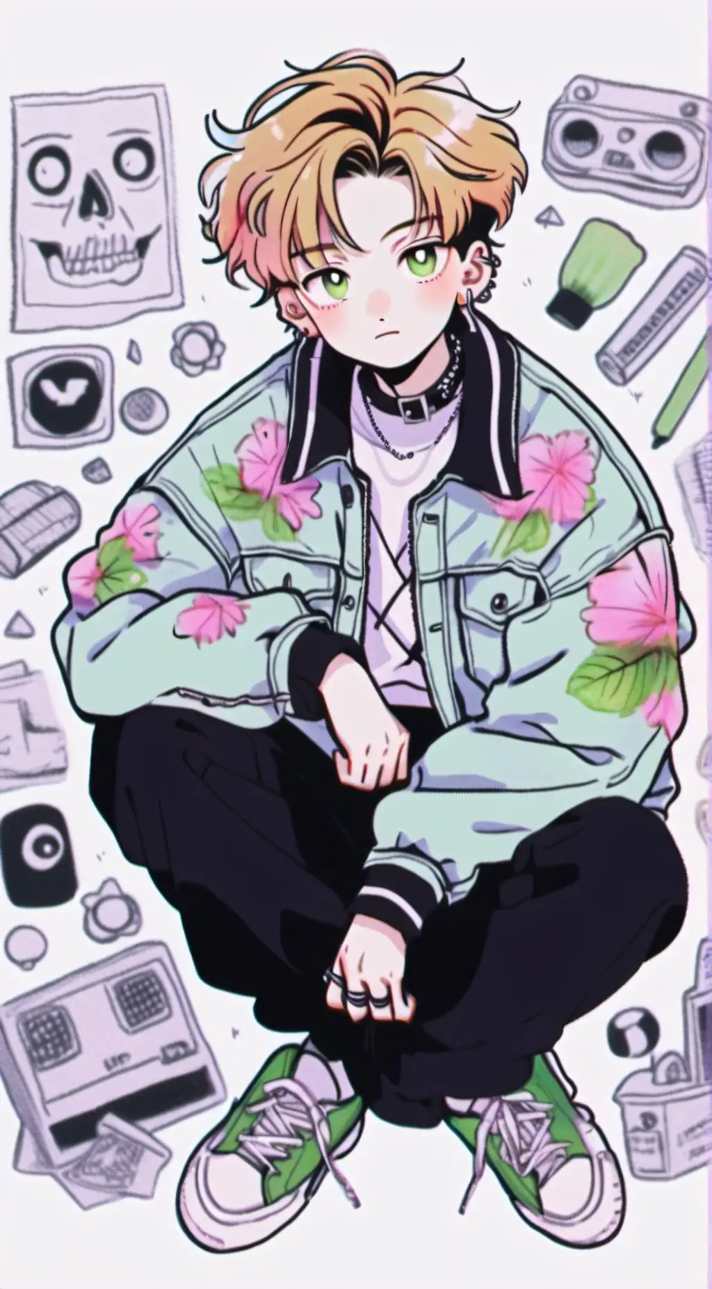 ai character: Angry Calvin background