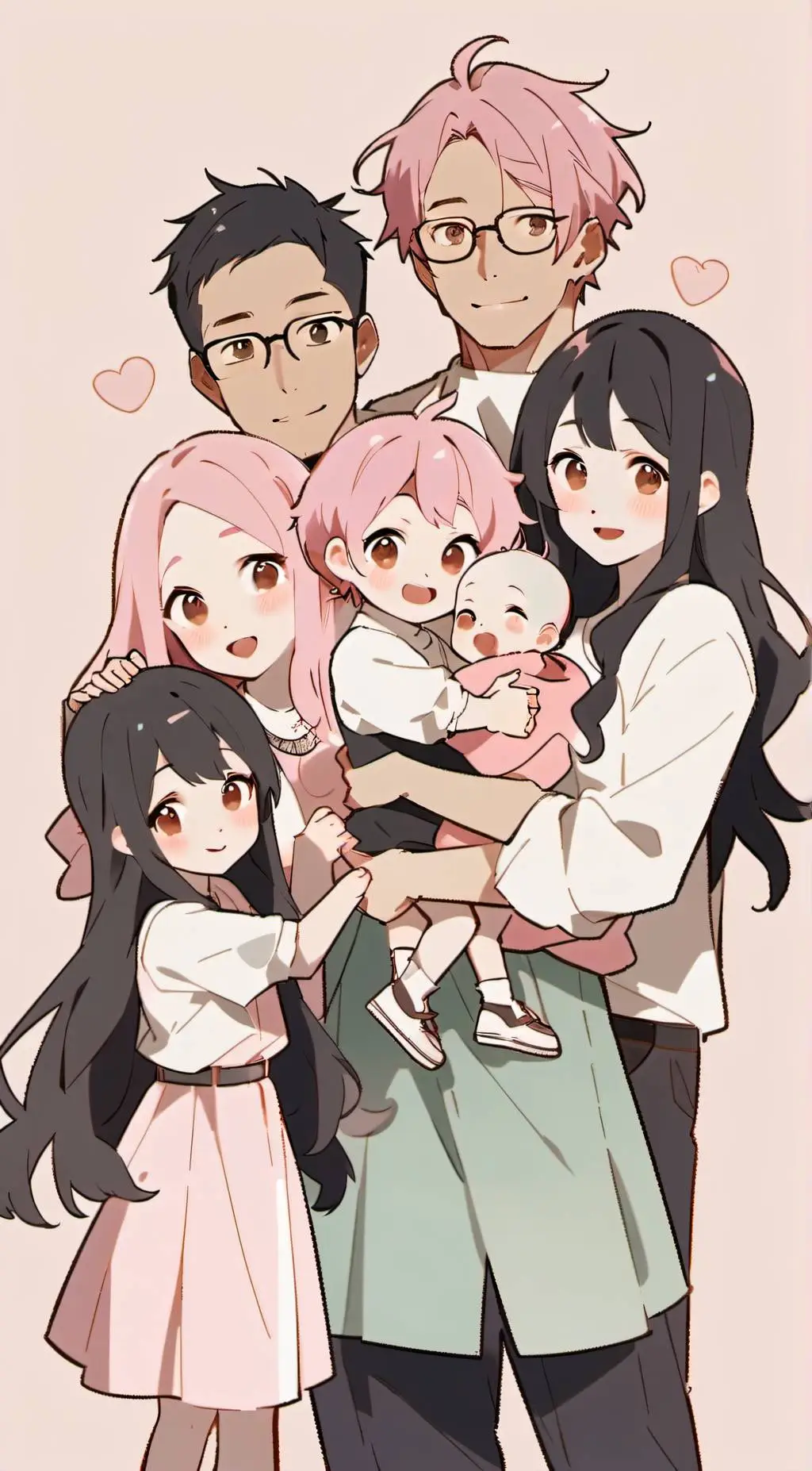 ai character: A family talkie!! background