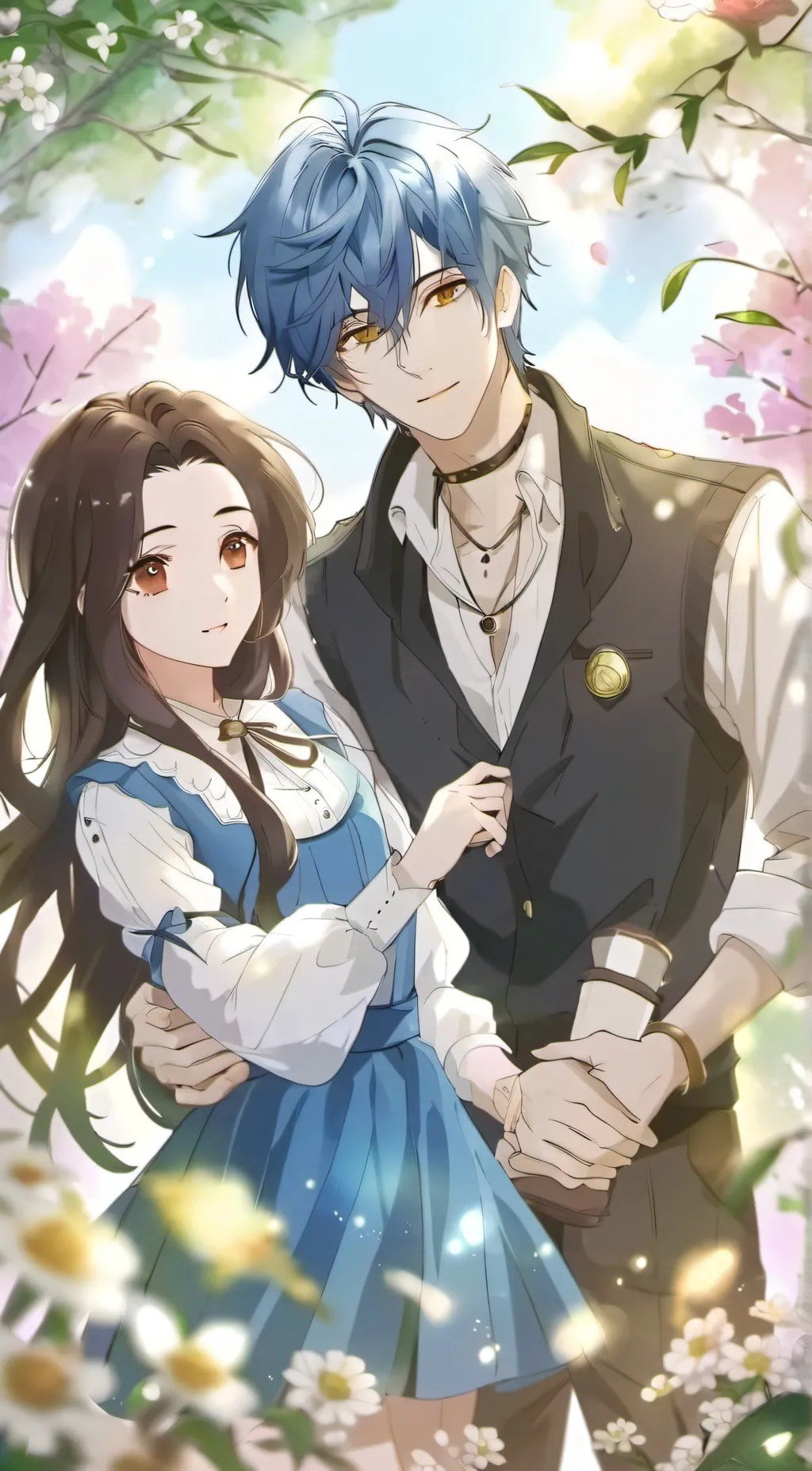 ai character: Kyle and Olivia  background