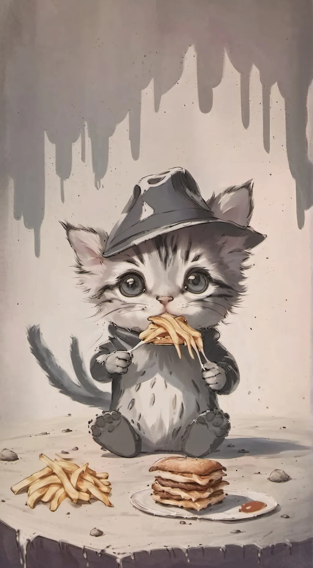 ai character: I want fry’s background