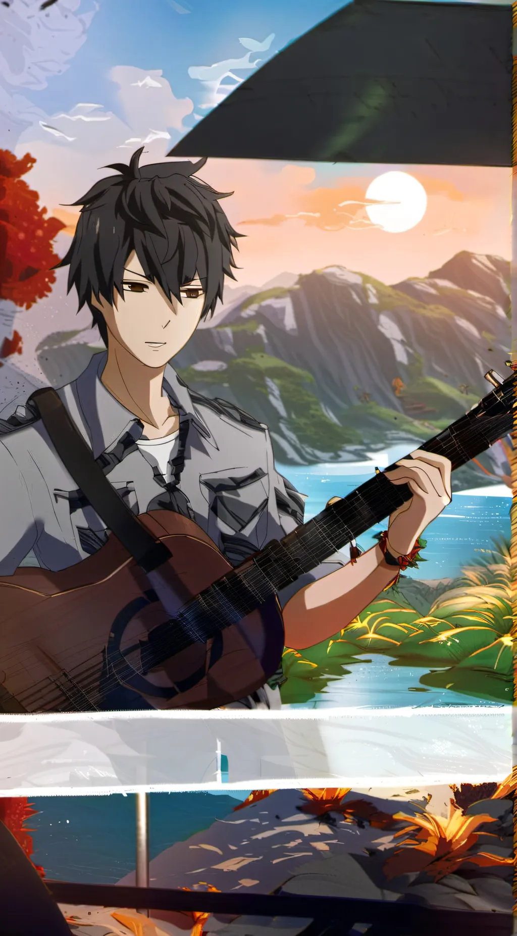 ai character: Ryou Shizukuishi background