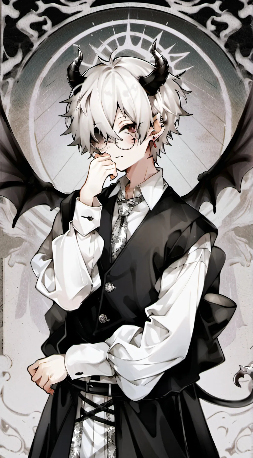 ai character: demon background