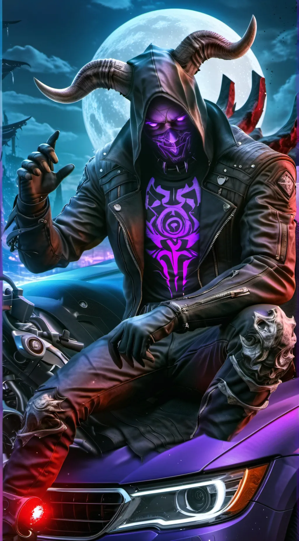 ai character: Shadow Demon background