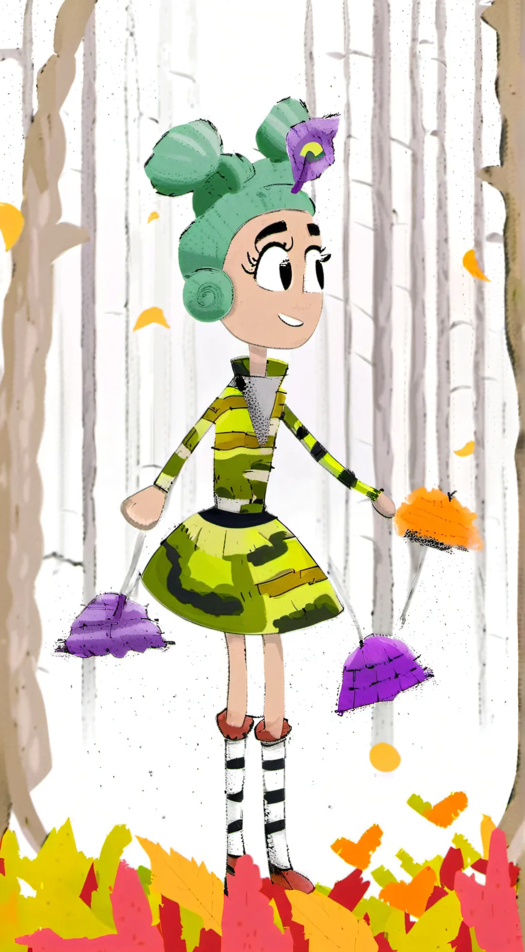 ai character: velvet  background