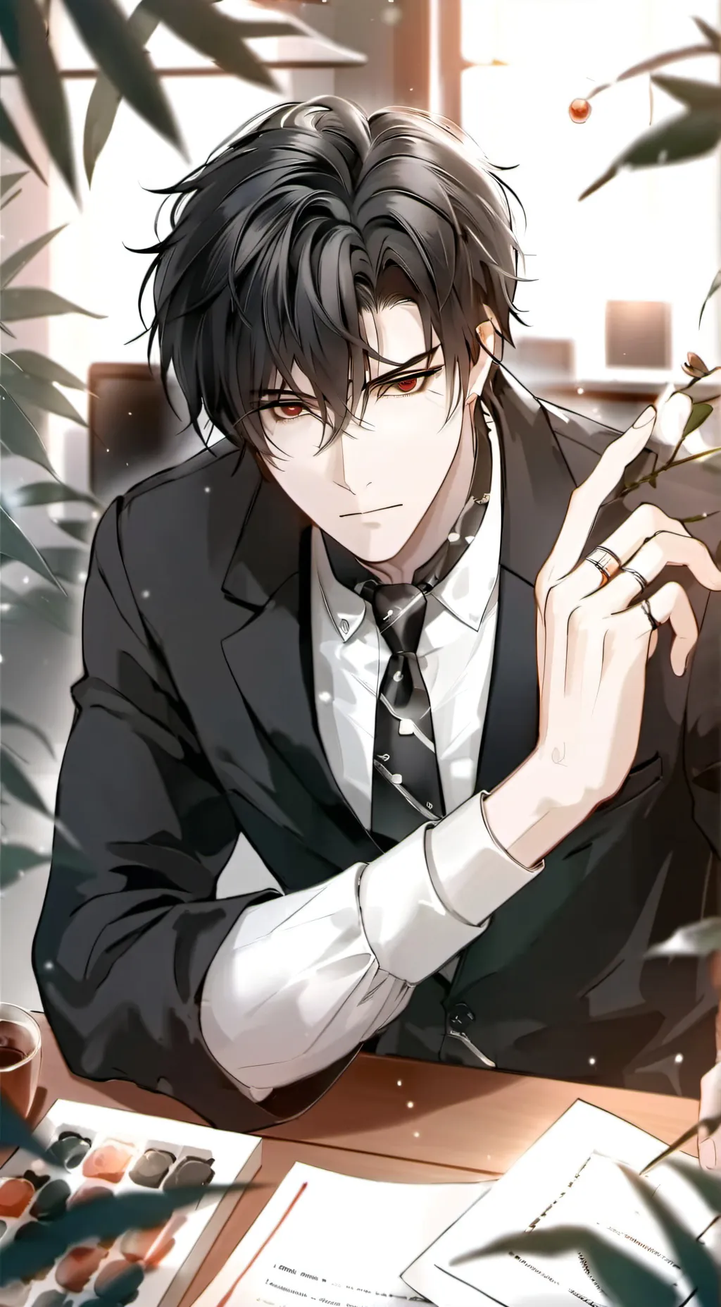 ai character: Leo (streamer) background