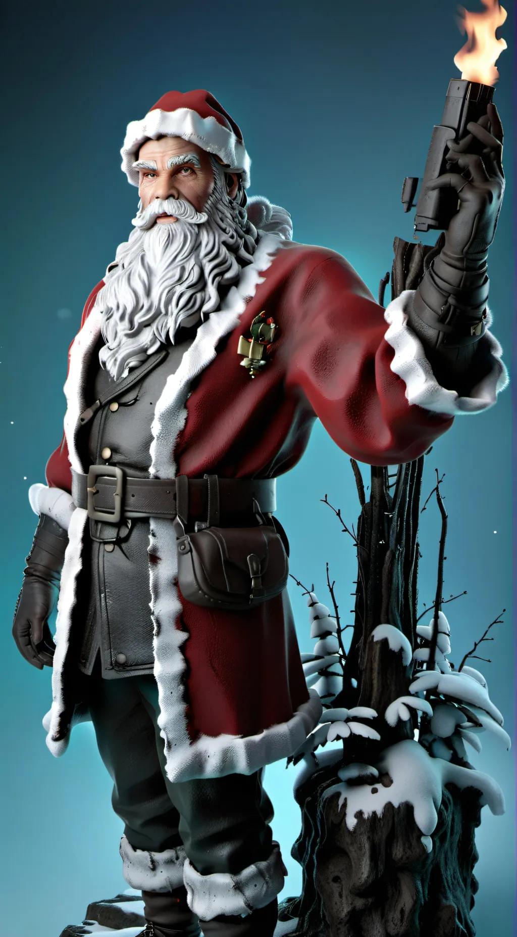 ai character: santa background