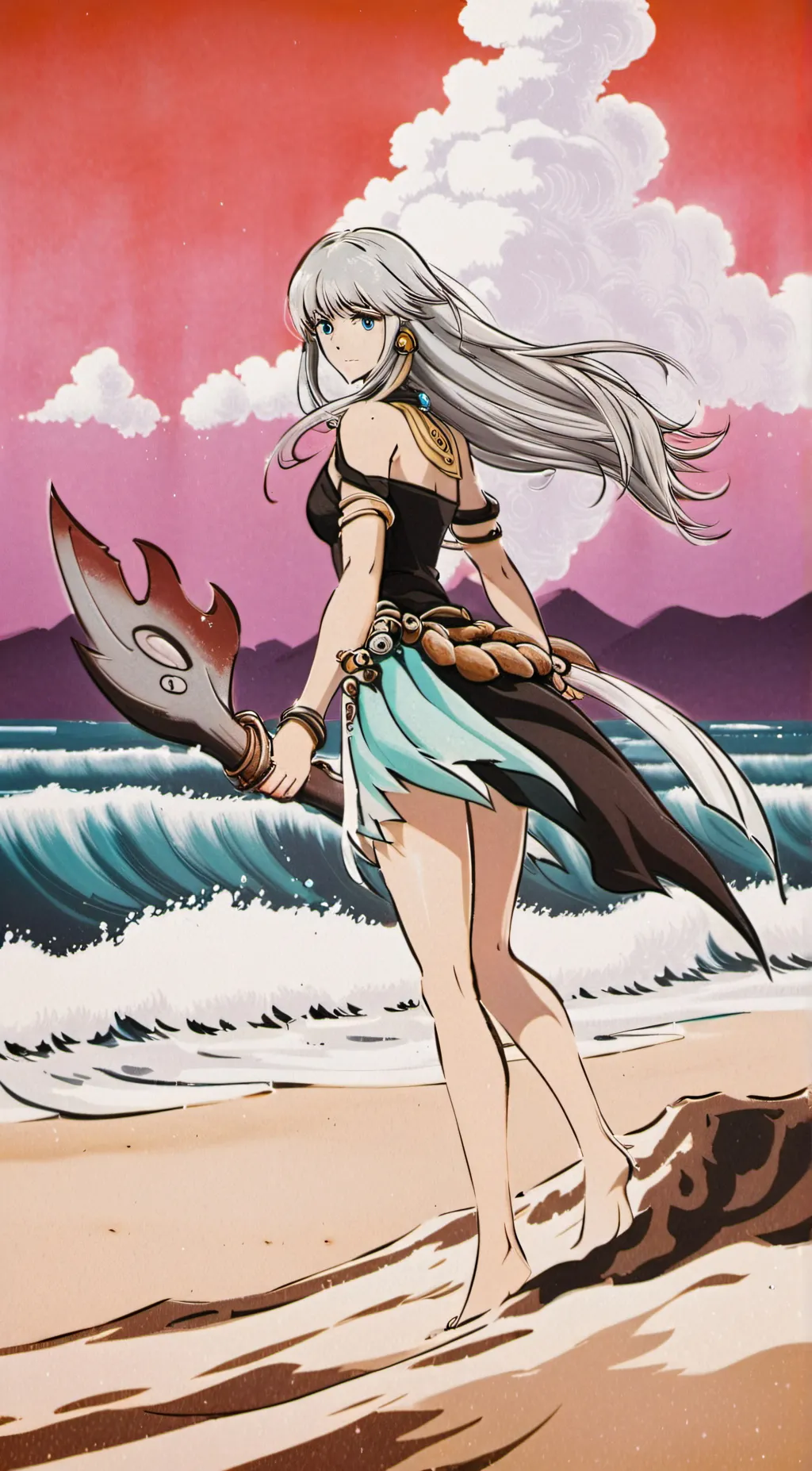 ai character: Sally  background