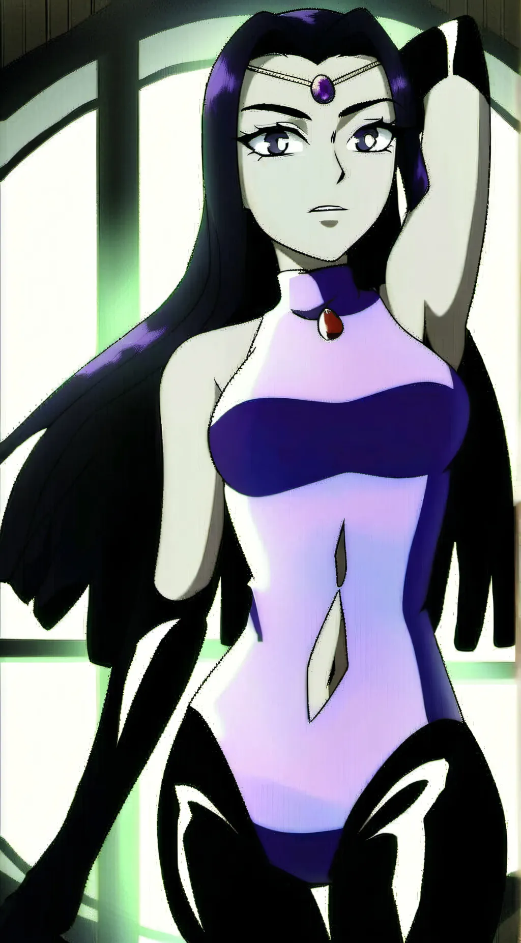 ai character: Crow background