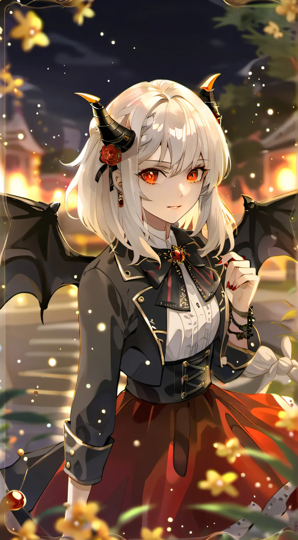 ai character: Elvira  background