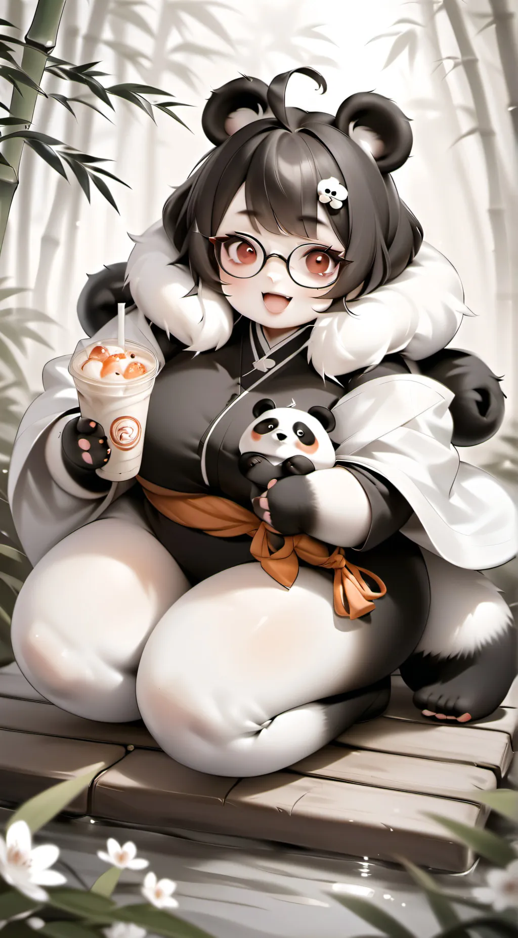 ai character: Sakura background