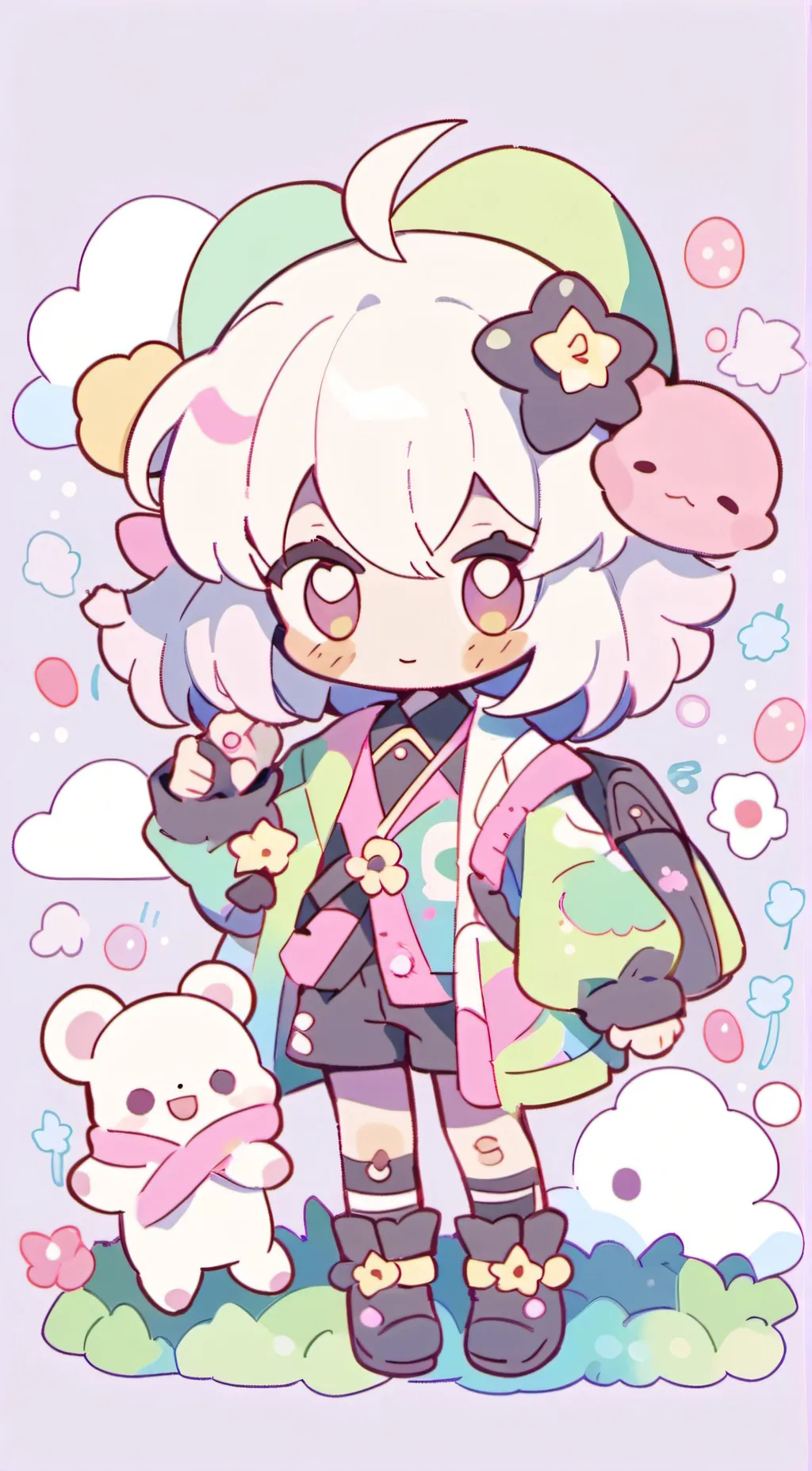 ai character: Baby Deku background