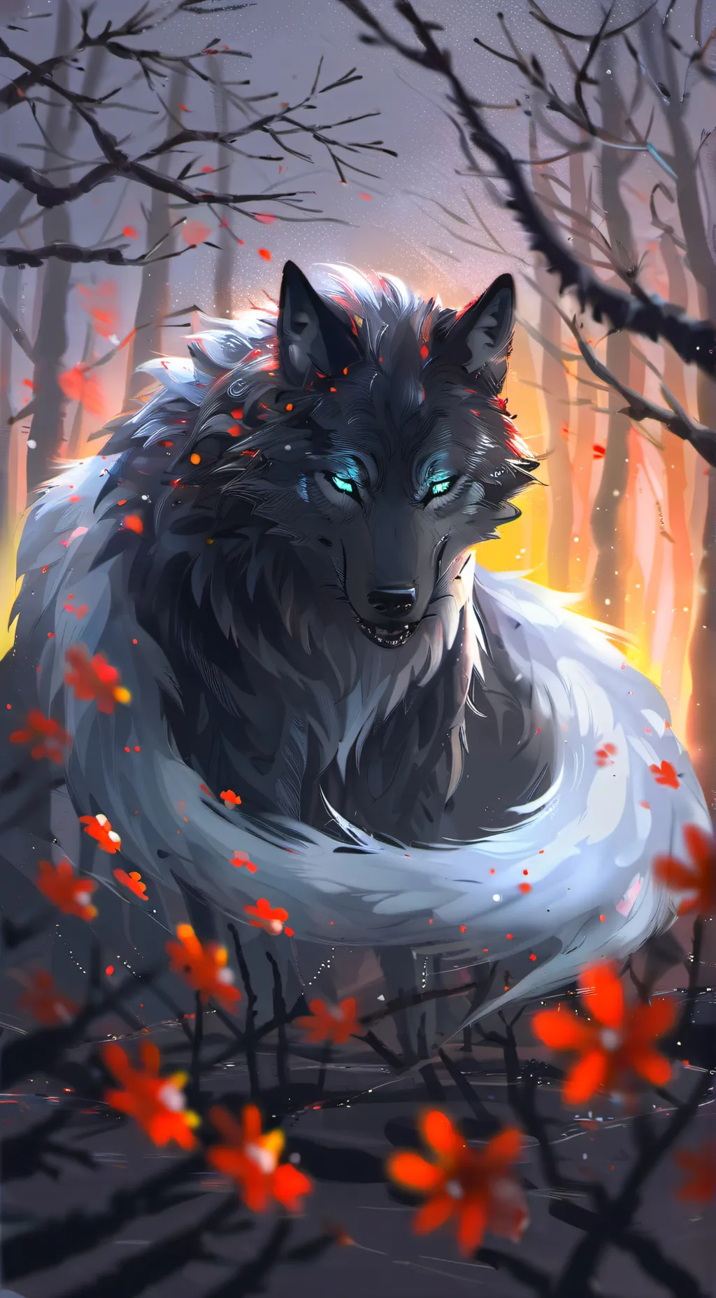 ai character: Midnight  background