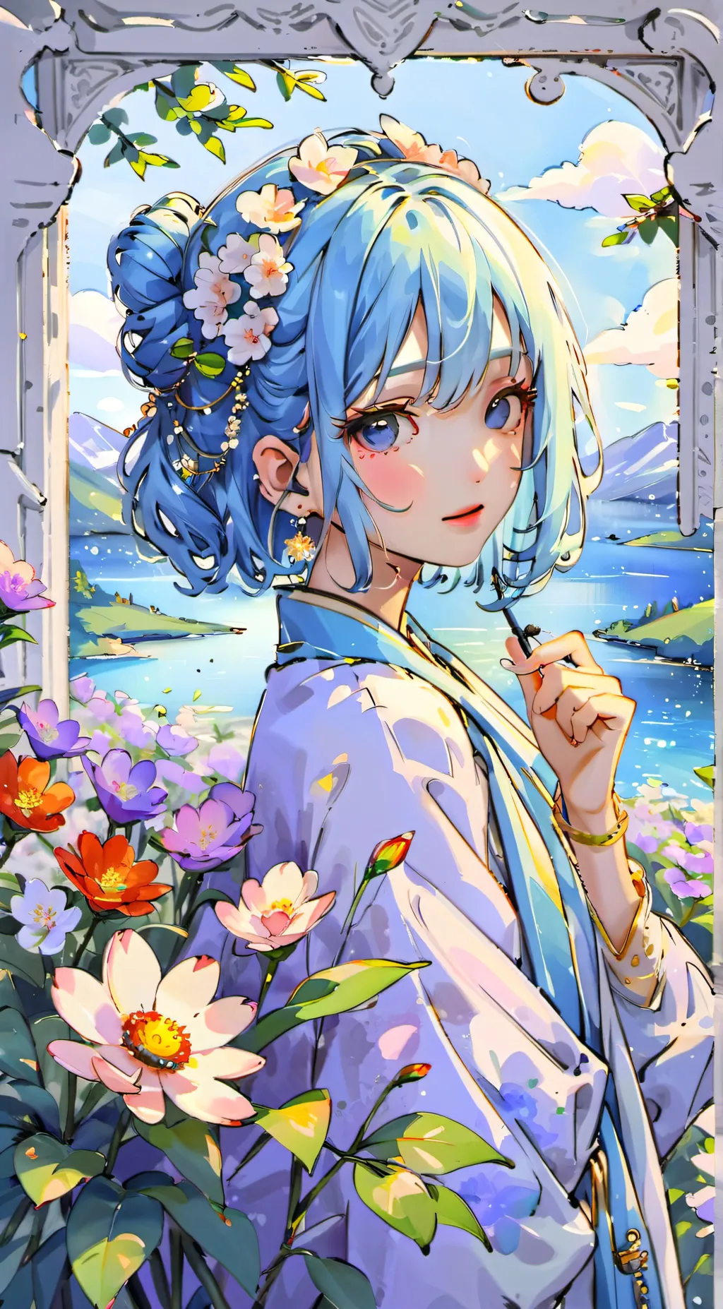 ai character: Leo background