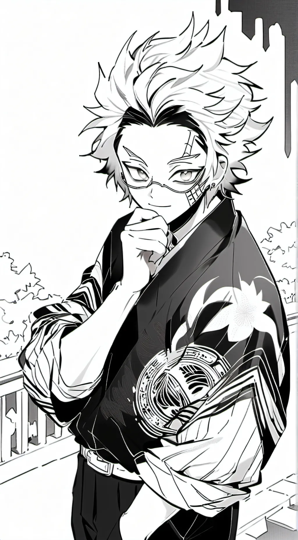 ai character: Keigo Takami  background