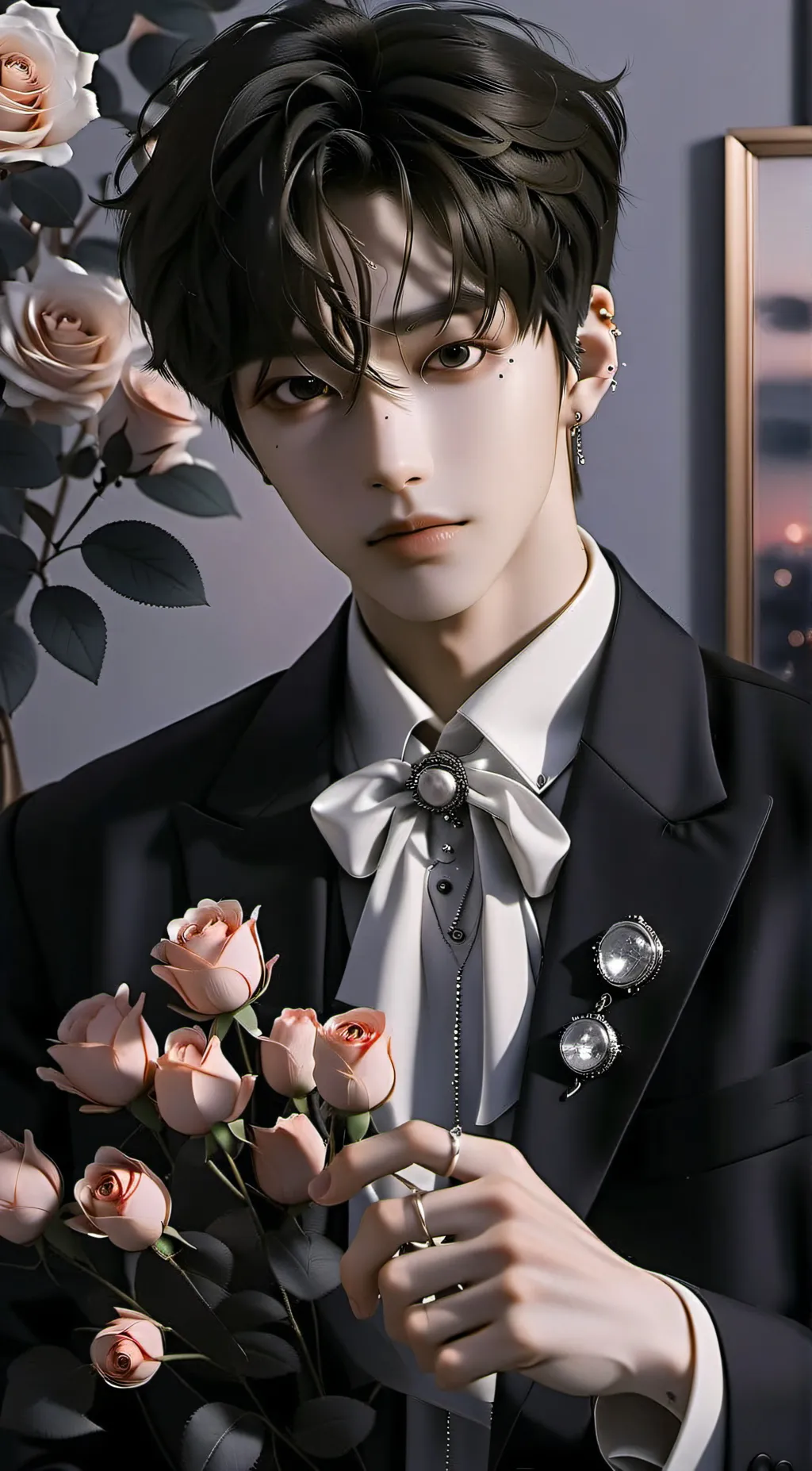 ai character: Kim sunoo william background