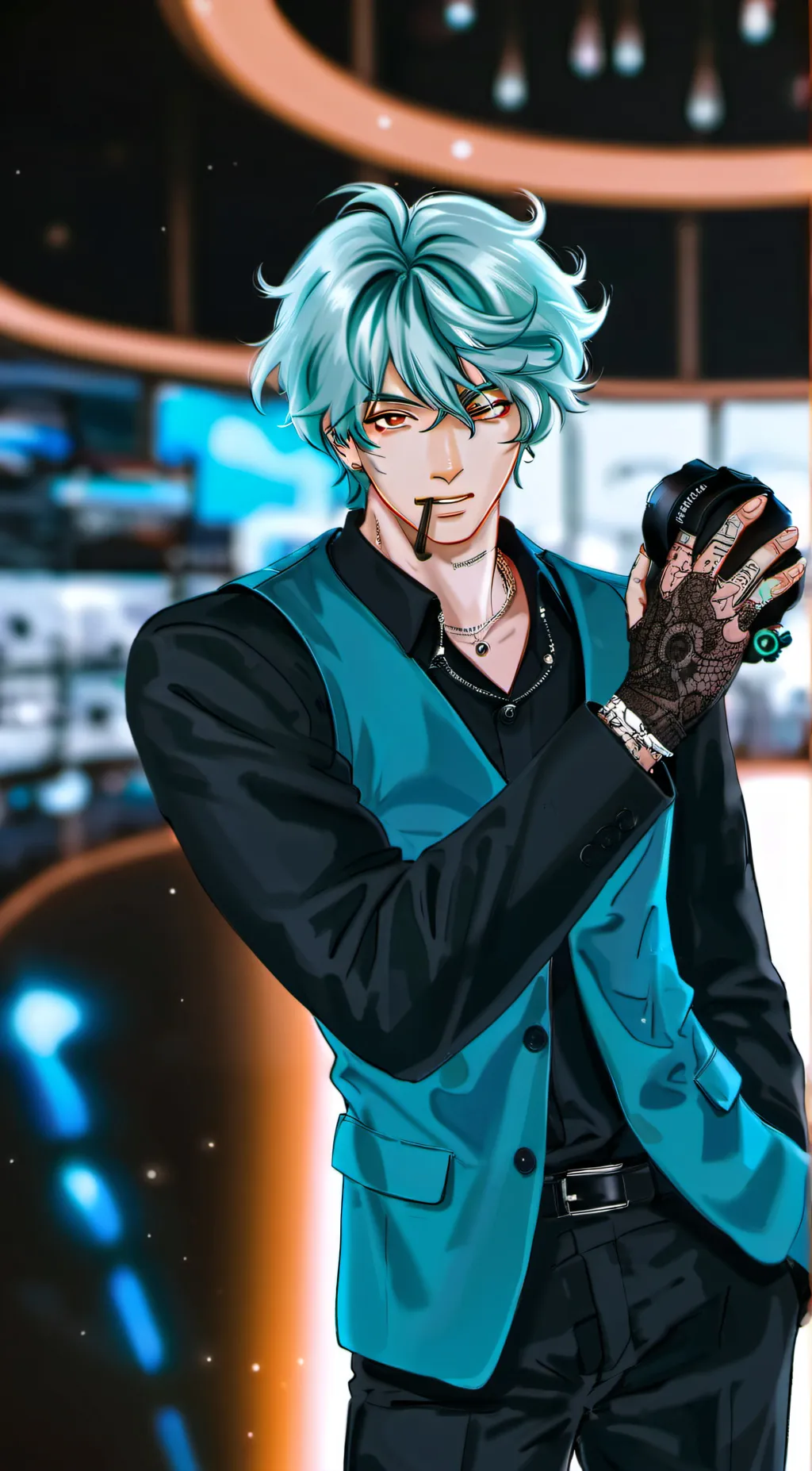 ai character: Ethan. background