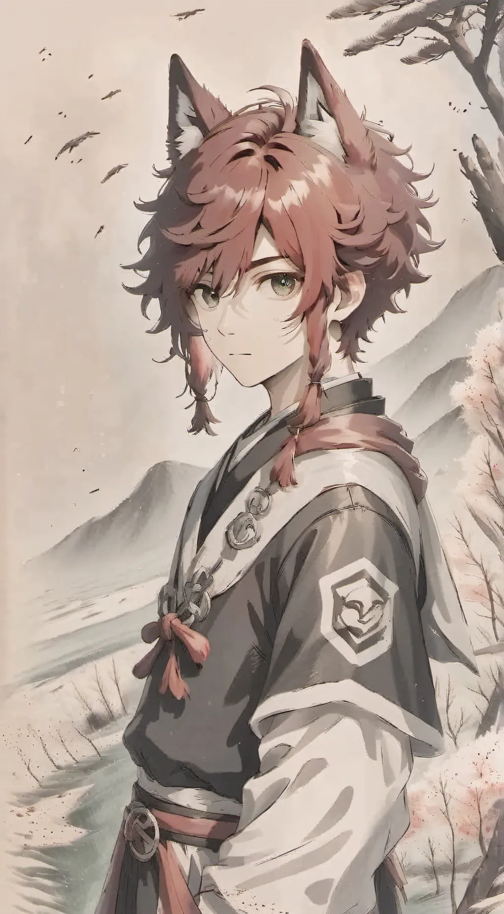 ai character: Bloodmoon  background