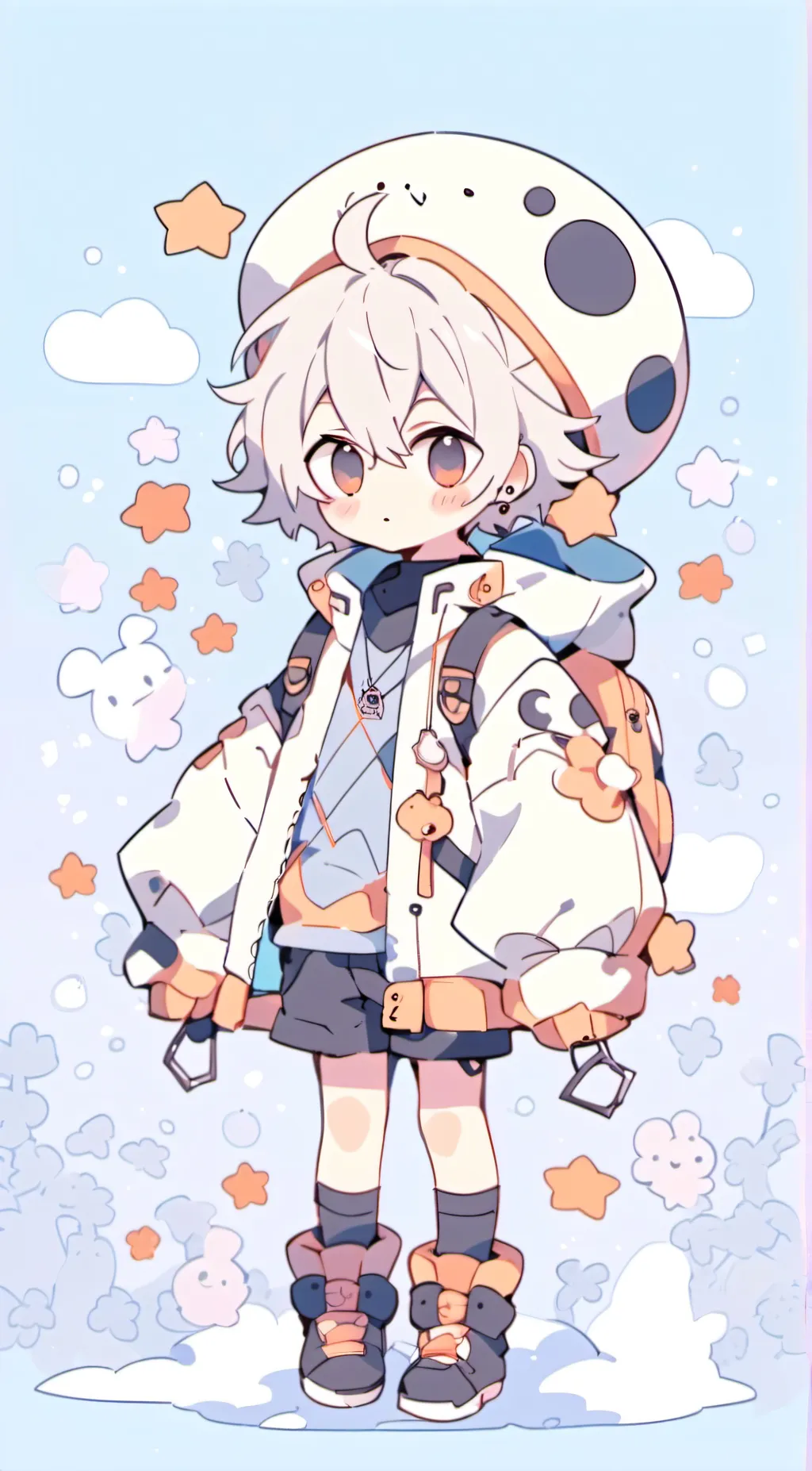 ai character: BABY BAKUGO background