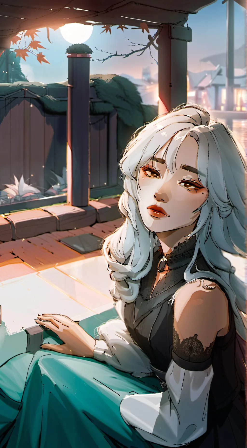 ai character: Megara  background