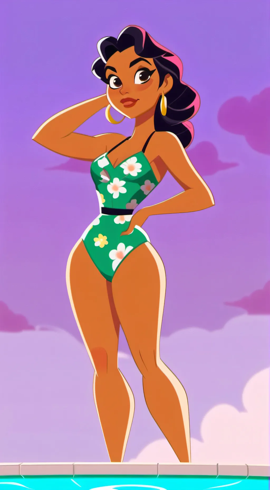 ai character: Nia background